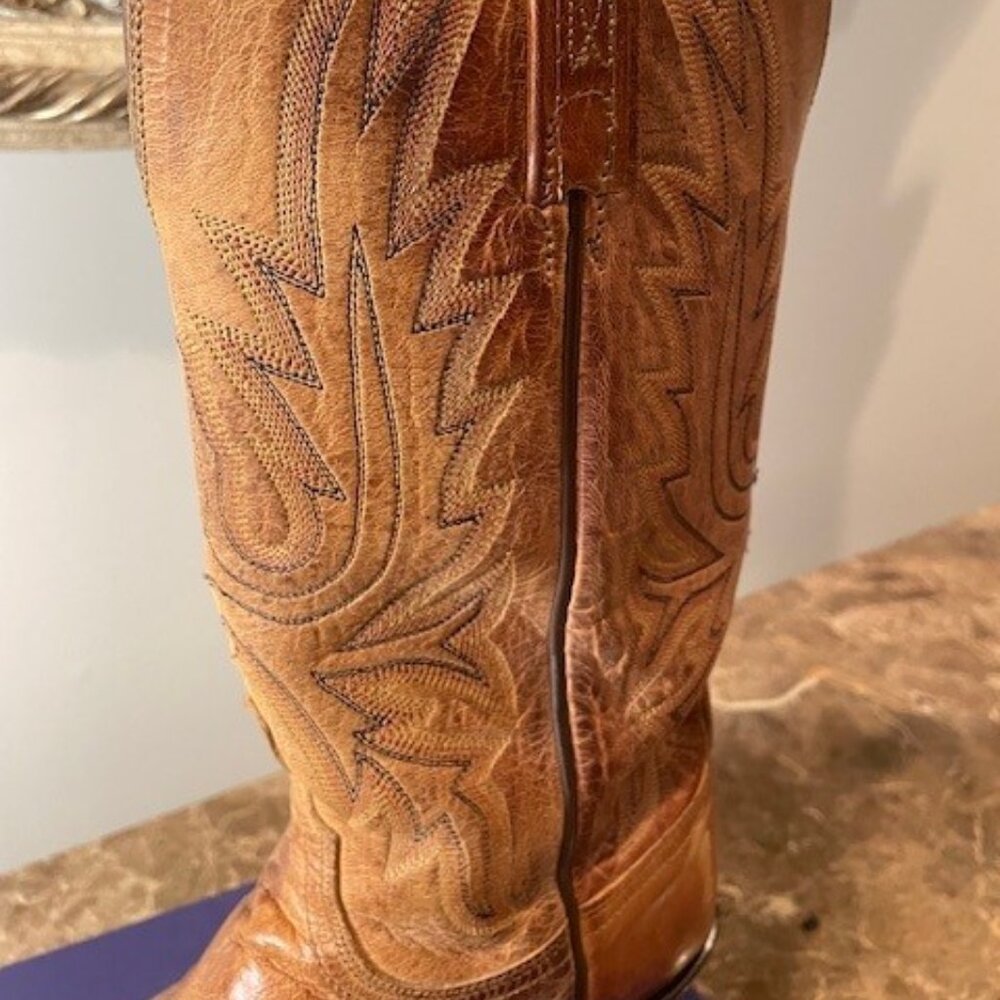 Lucchese Vintage 1883 Cowboy Boots Hand Stitched – Sz 7 - Picture 7 of 15